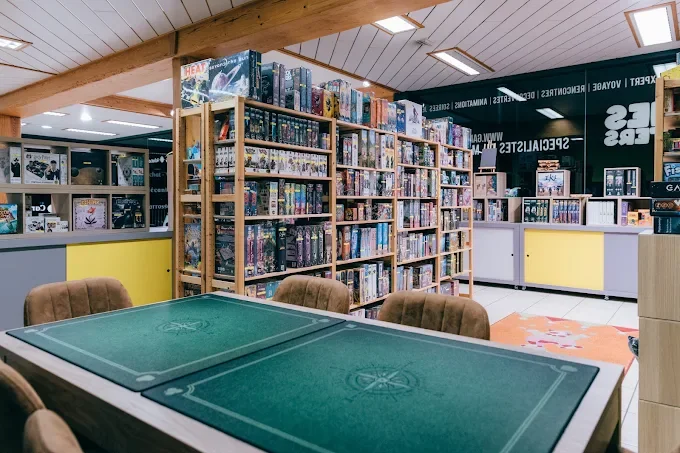 Vue générale des rayons Games Trotters